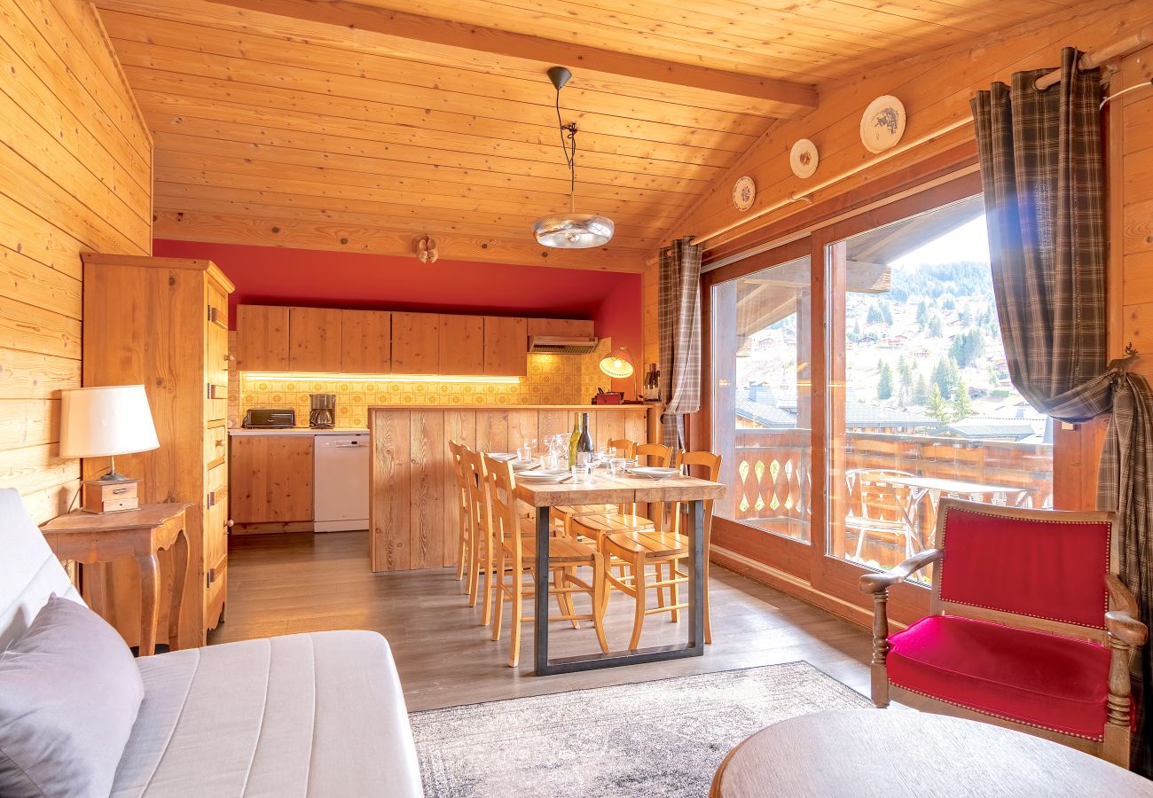 Appartement à Les Gets - Traditional with Pool Access | 5+1 ppl | 6Deniers Apart