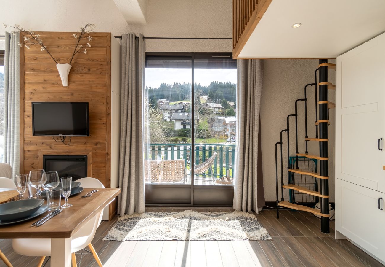 Appartement à Les Gets - Scandinavian Snug Ski In - ski out | 2+2 ppl | Loft Grizzli