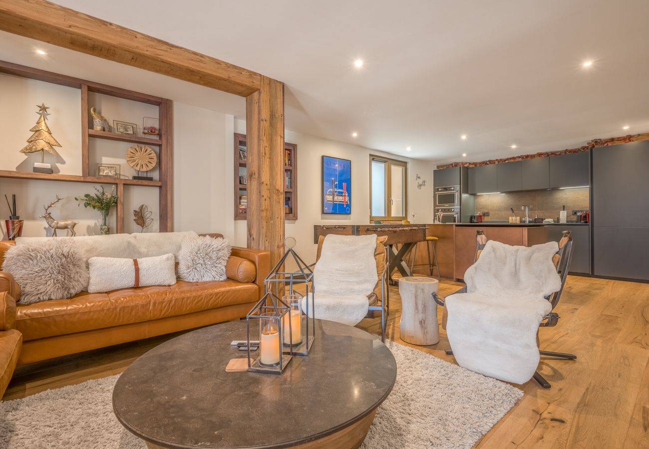 Appartement in Les Gets - Luxury,newly finished middle of town + Spa access | 8ppl | Coin Cache