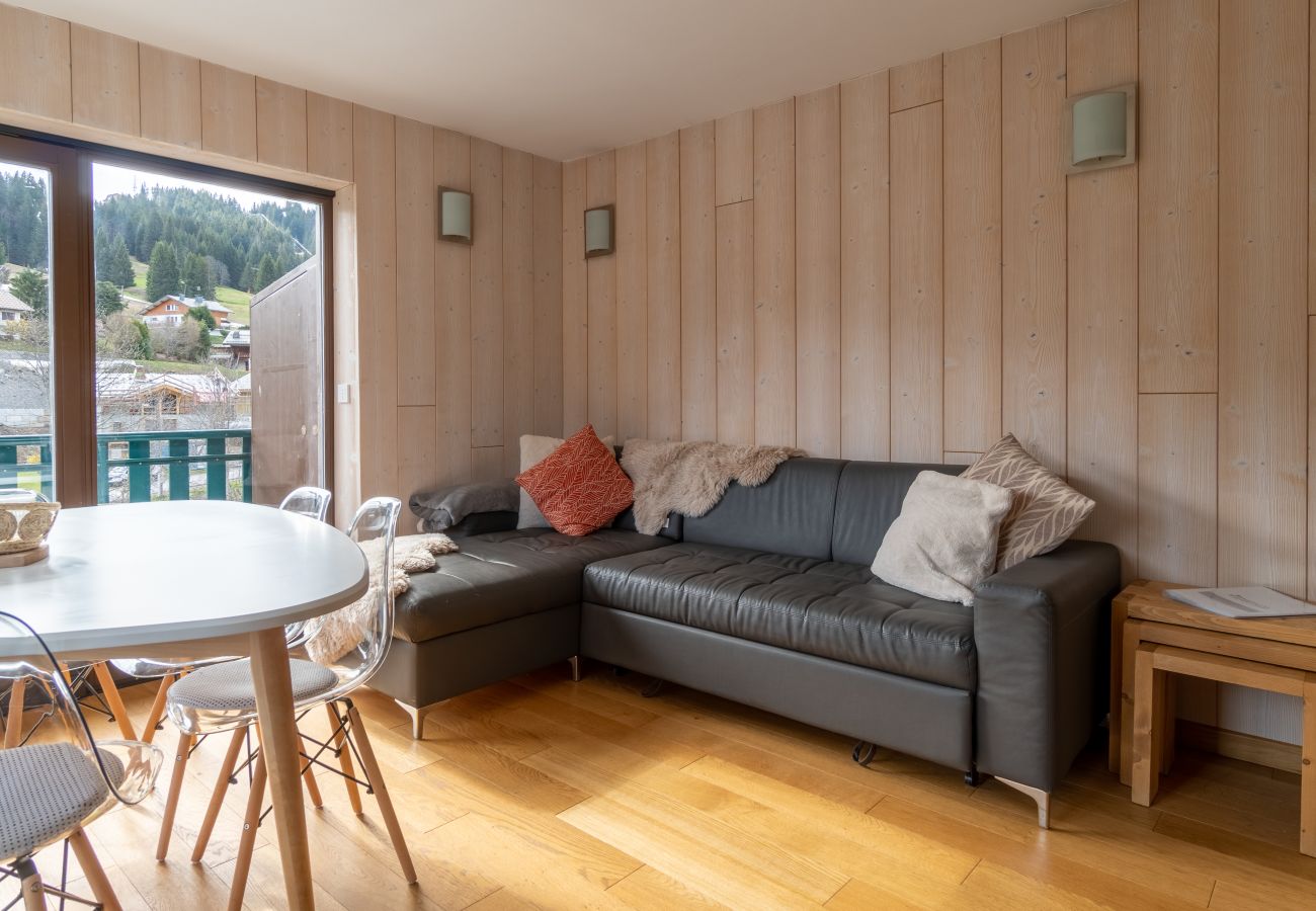 Appartement in Les Gets - EPIC views, Ski in, ski out | 5 ppl | Apart Grizzli 