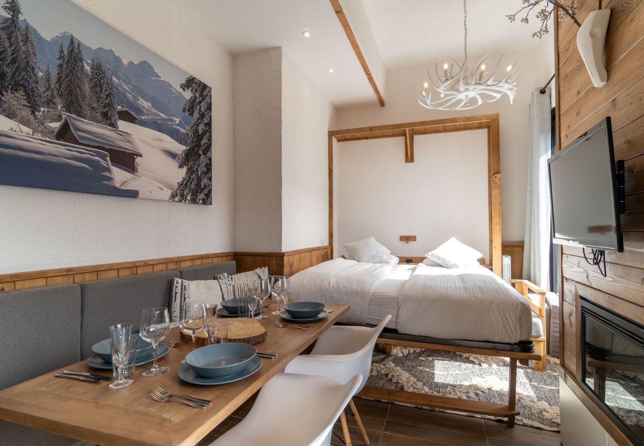 Appartement in Les Gets - Scandinavian Snug Ski In - ski out | 2+2 ppl | Loft Grizzli