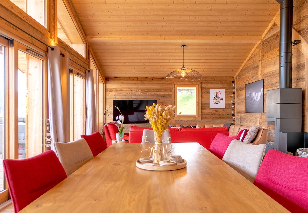 Appartement in Les Gets - Stunning vista with large Hot Tub balcony | 10ppl | Le Rocher