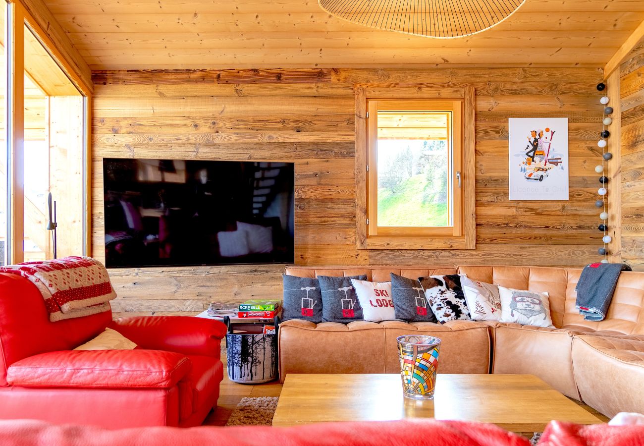 Appartement in Les Gets - Stunning vista with large Hot Tub balcony | 10ppl | Le Rocher