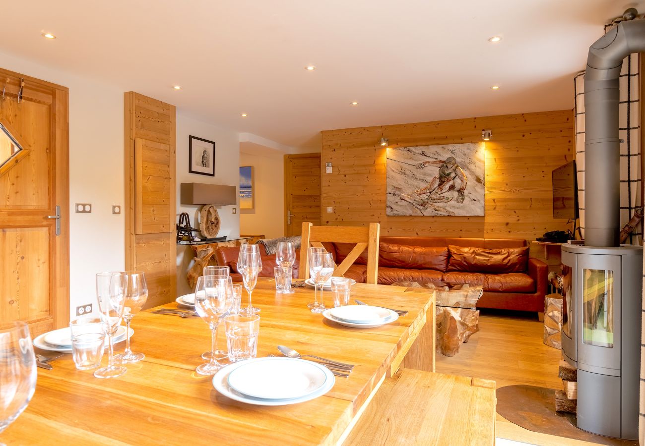 Chalet in Les Gets - Cosy and modern with a fire | 6+2 ppl | Chalet Fred 