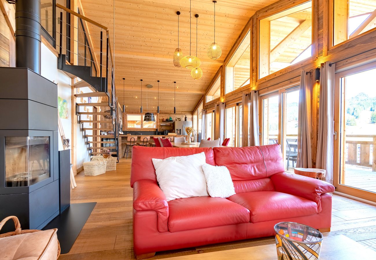 Apartment in Les Gets - Stunning vista with large Hot Tub balcony | 10ppl | Le Rocher