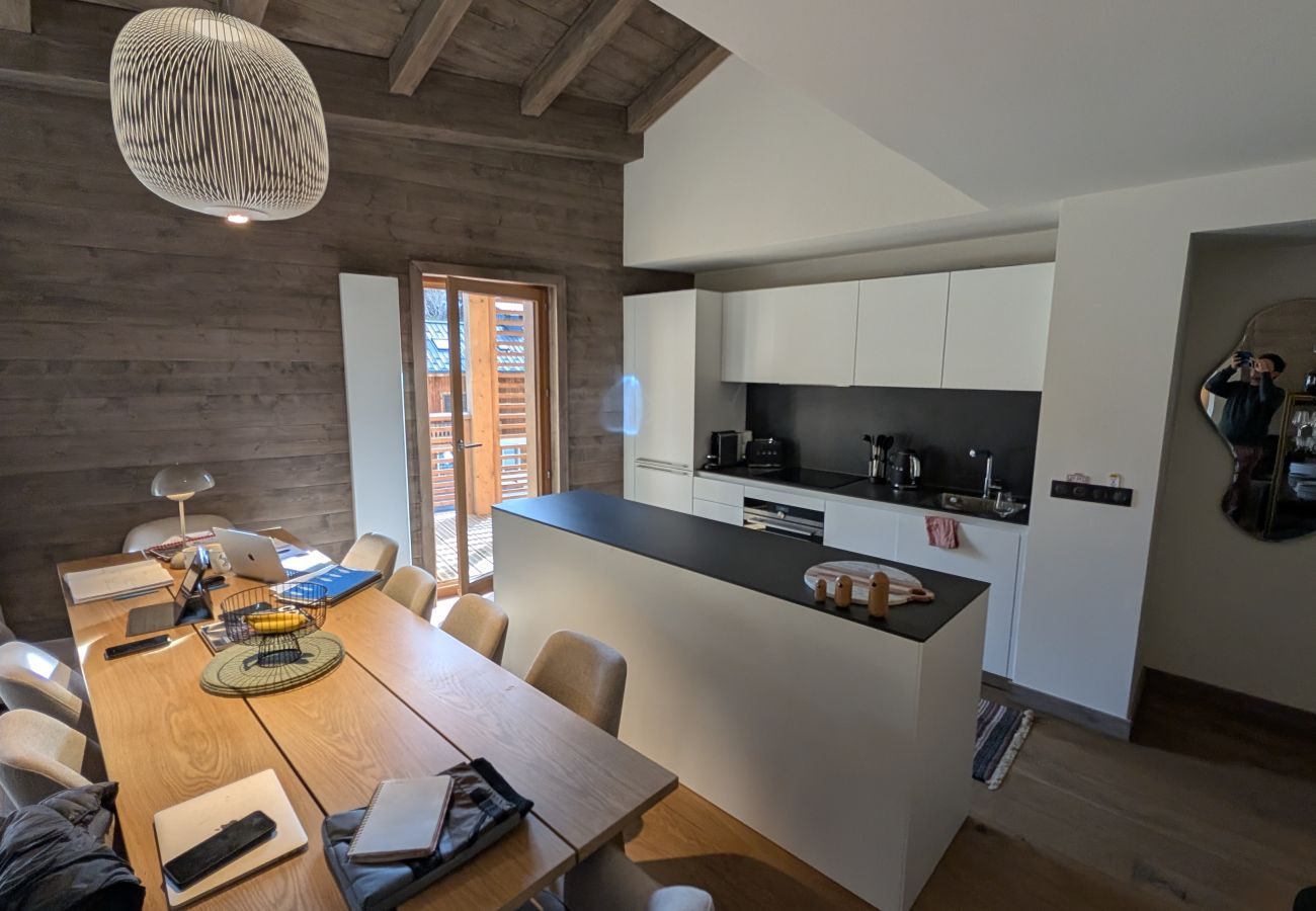 Apartment in Les Gets - Central Penthouse with Luxury Feel and Fireplace | 10+1ppl |Norma Jeane